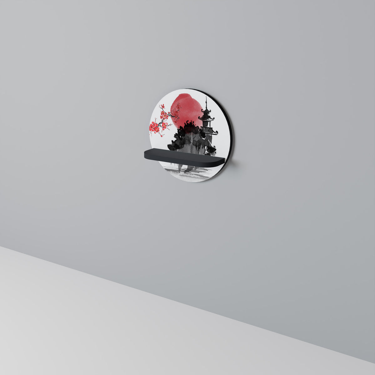 CHERRY SHADOWS Art Shelf