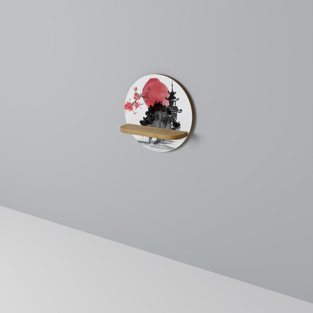 CHERRY SHADOWS Art Shelf