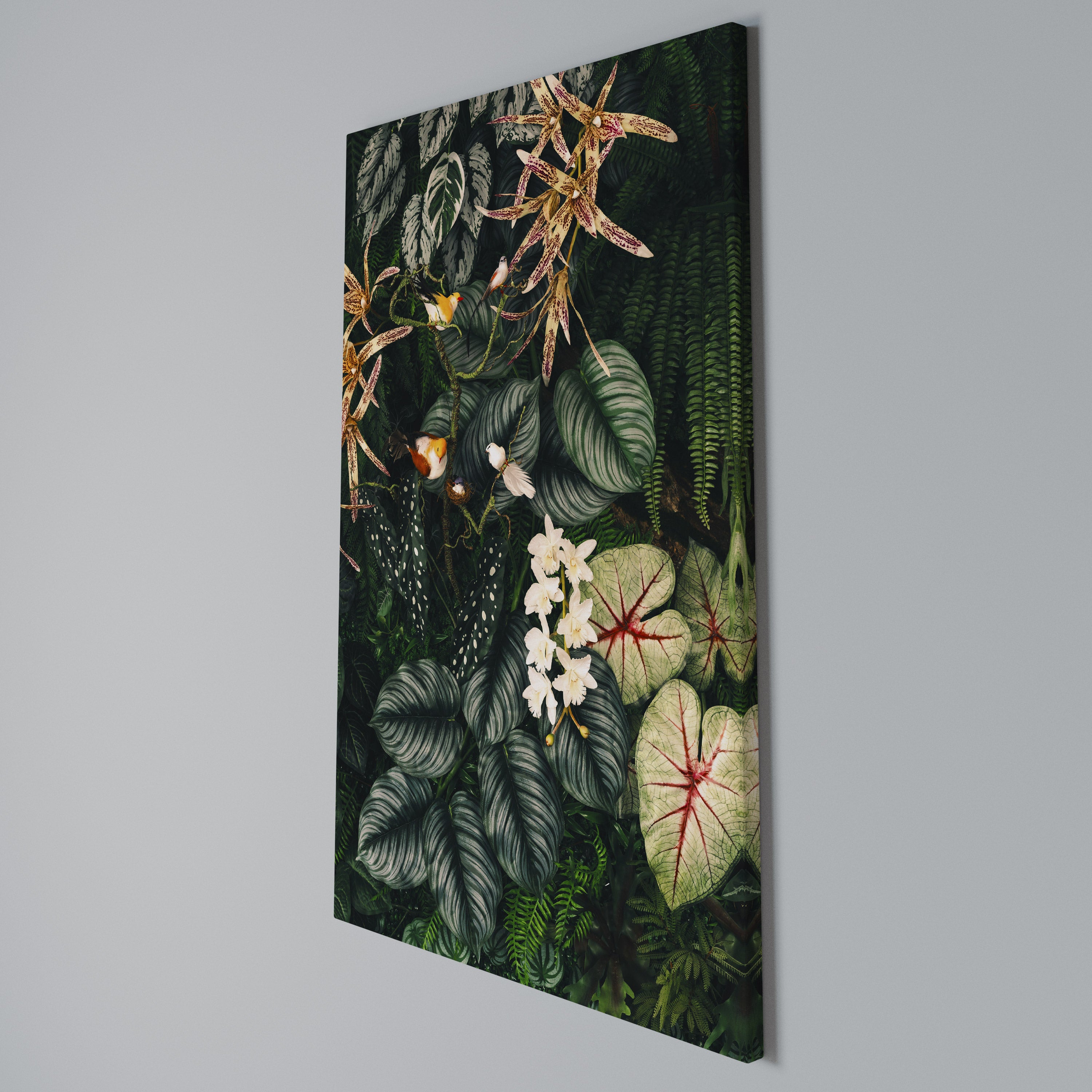 SILENT WILDERNESS Vertical Canvas Print