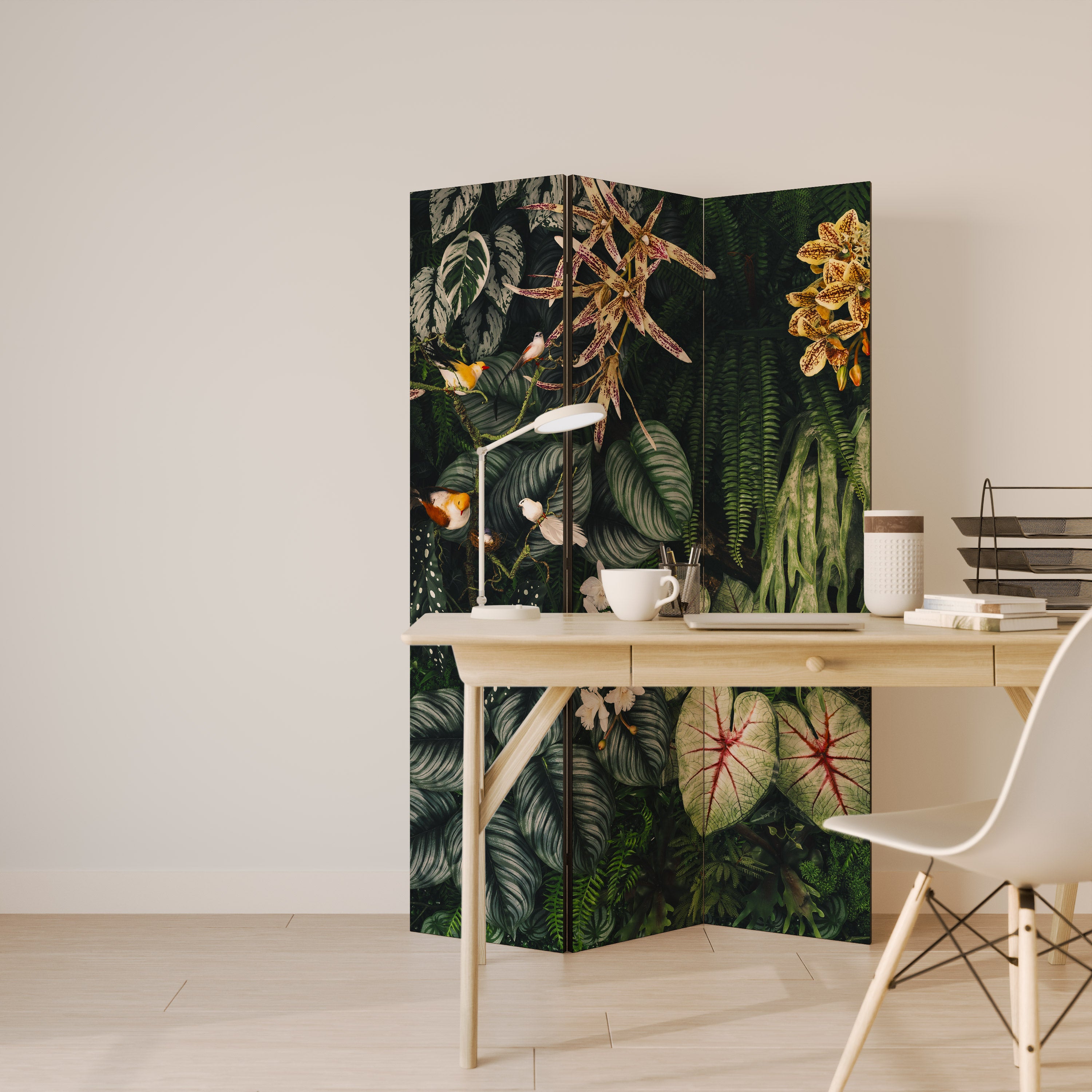 SILENT WILDERNESS 3-Panel Room Divider