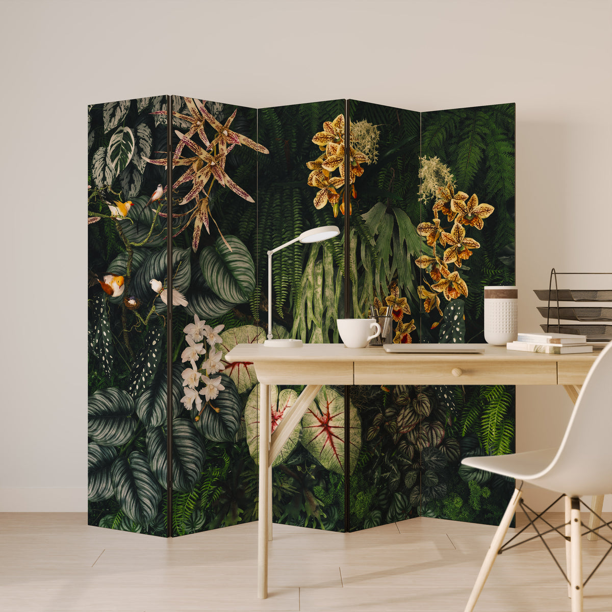SILENT WILDERNESS 5-Panel Room Divider