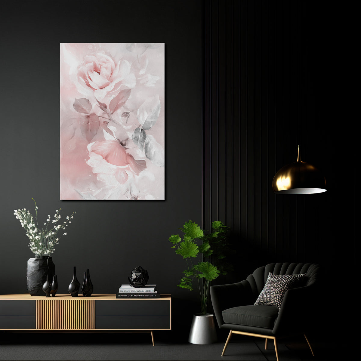 GRACEFUL DAYS Vertical Canvas Print
