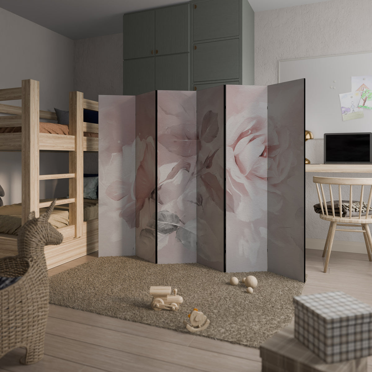 GRACEFUL DAYS 6-Panel Room Divider
