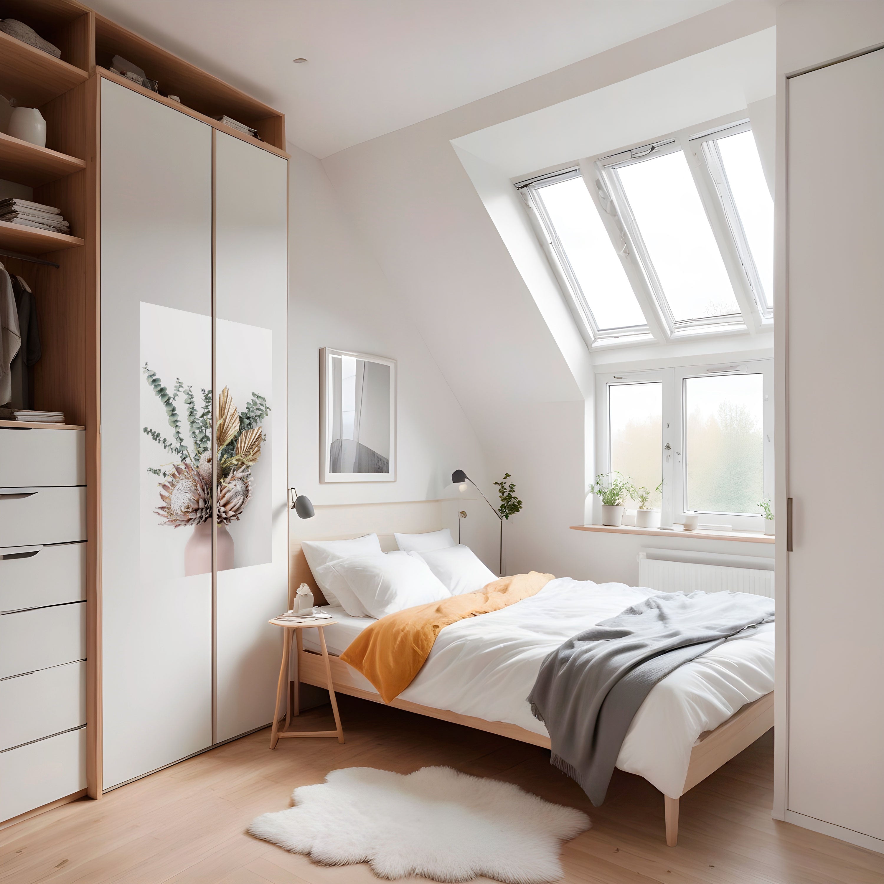 Affiche verticale autocollante NATURE'S GOLDEN WHIMSY