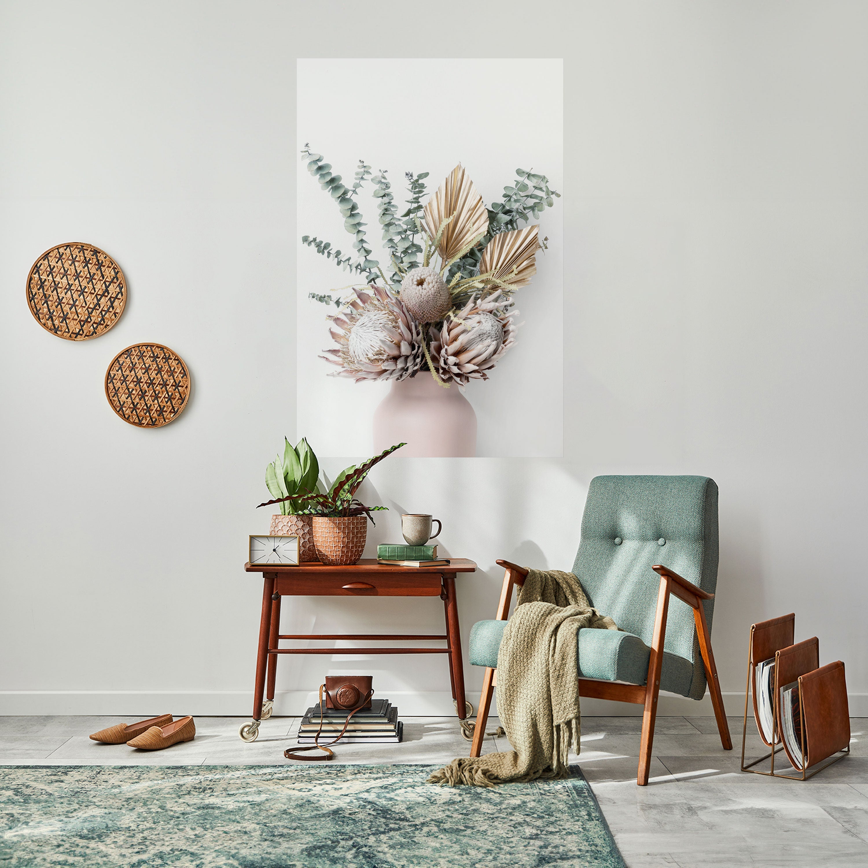 Affiche verticale autocollante NATURE'S GOLDEN WHIMSY