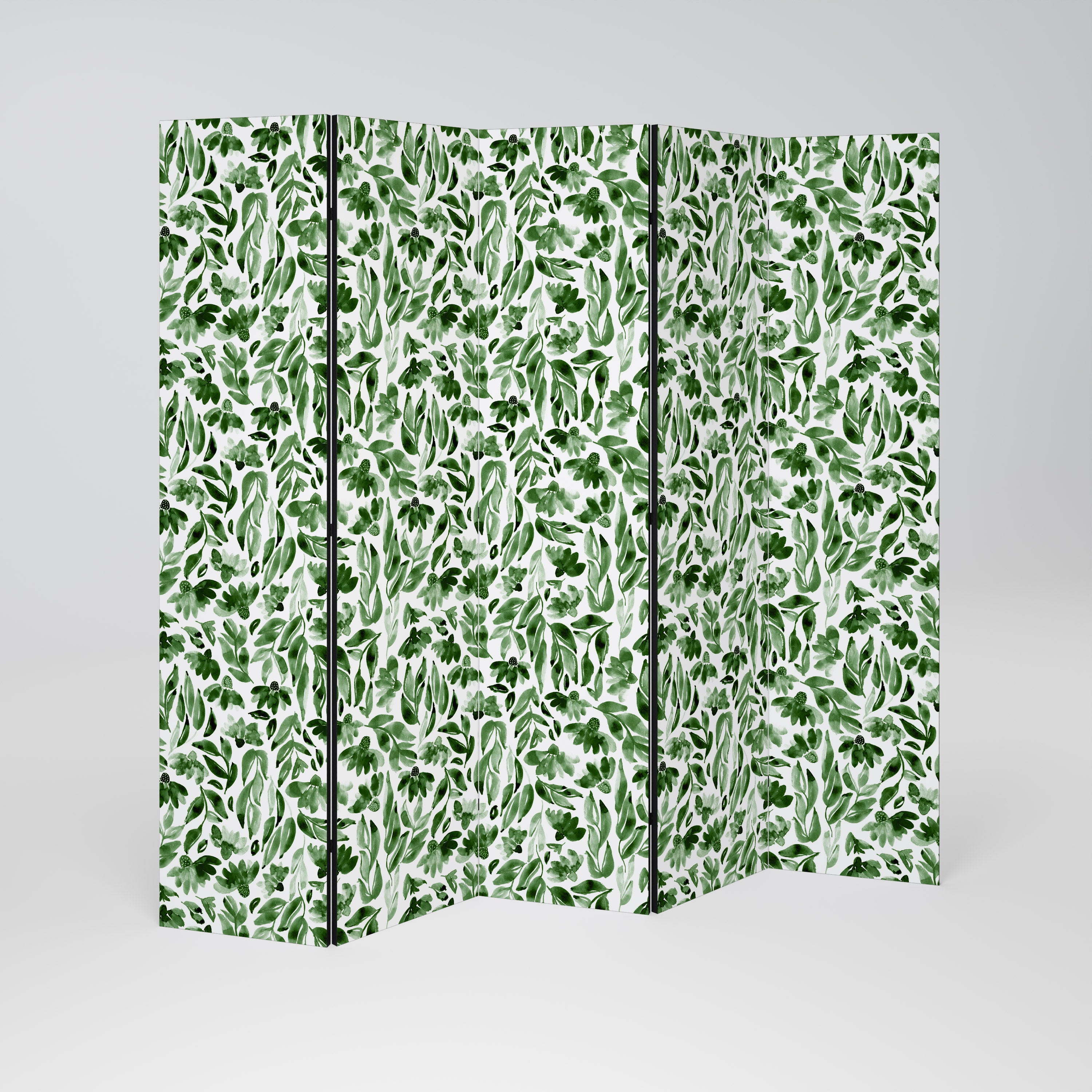 LEAFY LAYERS 5-Panel Room Divider