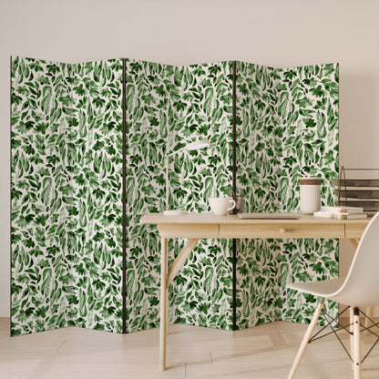 LEAFY LAYERS 6-Panel Room Divider
