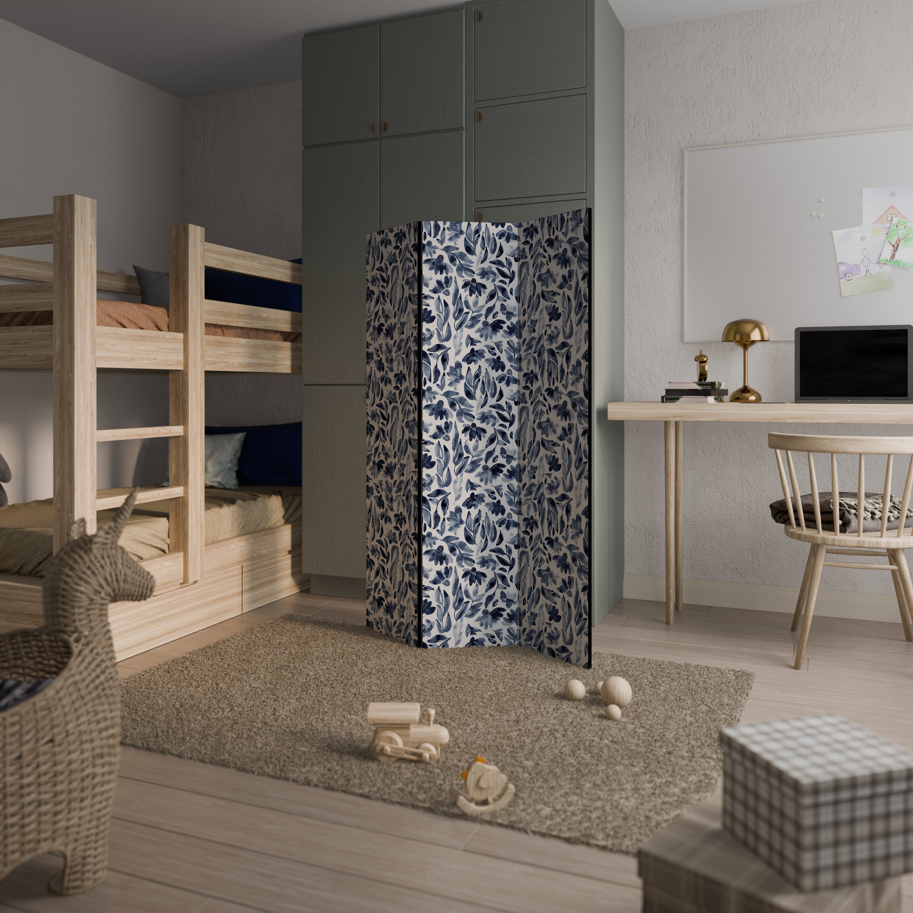 Paravent décoratif à 3 panneaux FANTASY FABLE