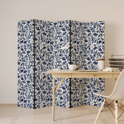 FLORAL FANTASY FABLE 5-Panel Room Divider