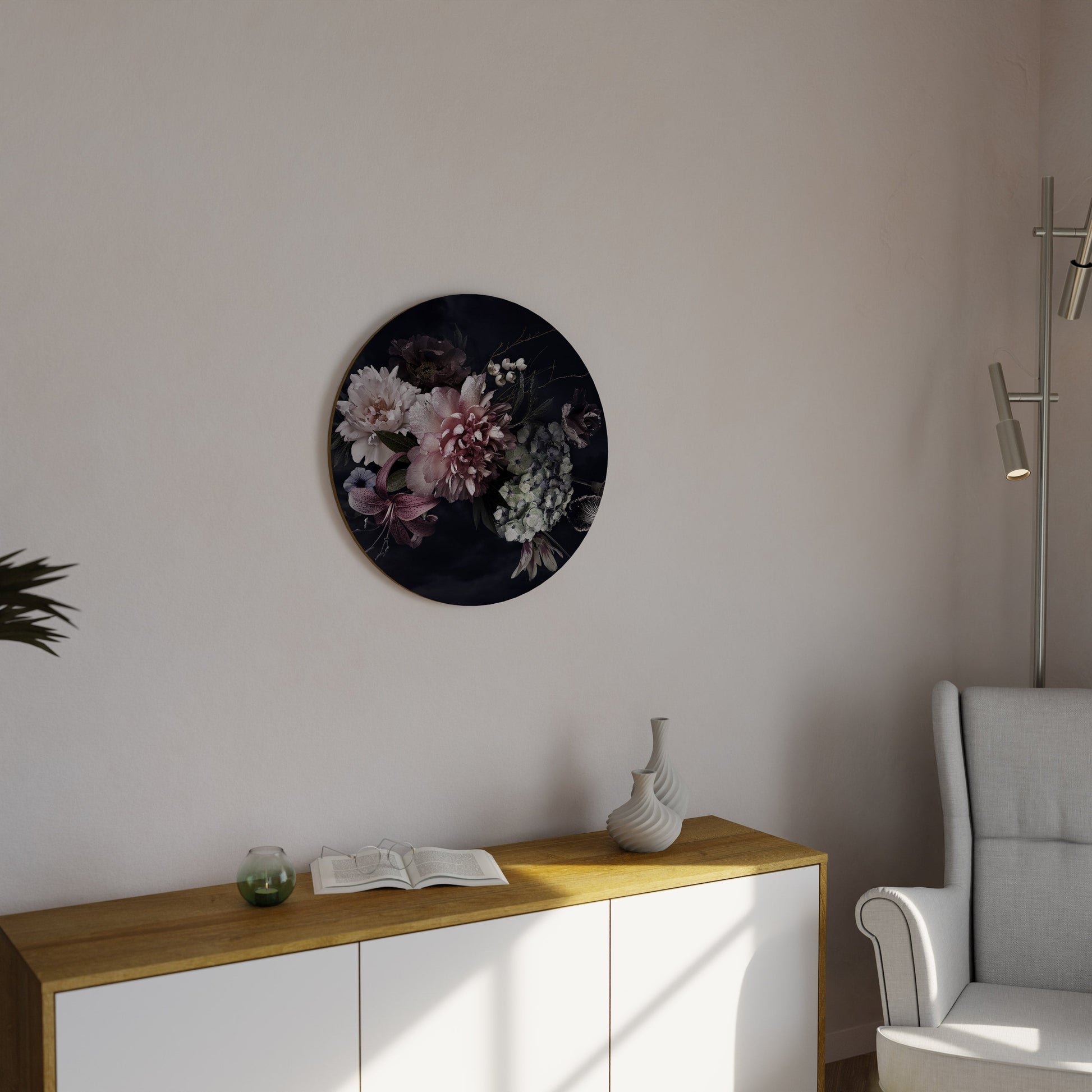 Décoration murale ronde PURE BLOSSOM