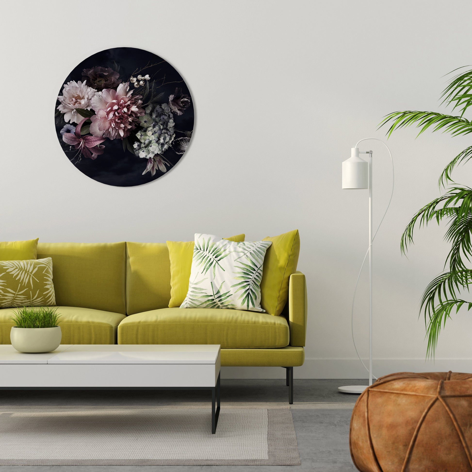 Décoration murale ronde PURE BLOSSOM