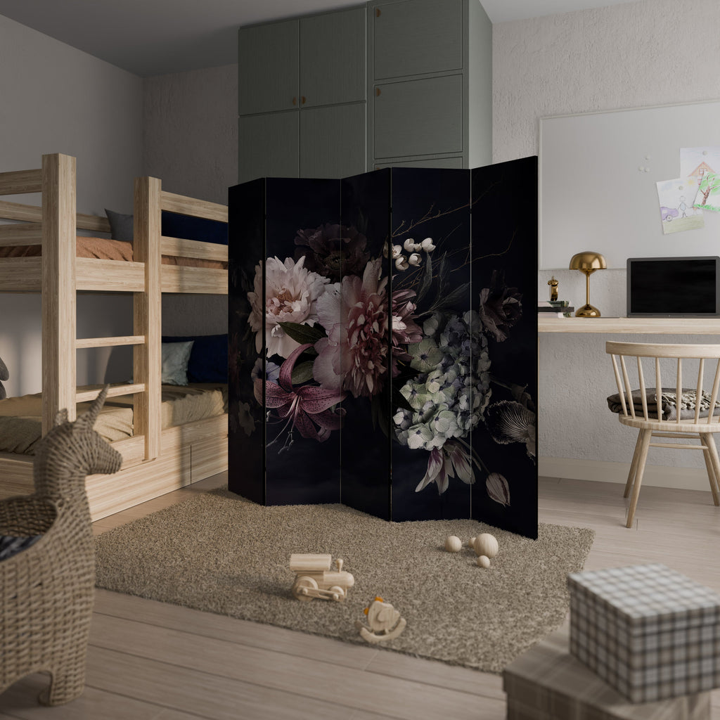 Paravent décoratif à 5 panneaux PURE BLOSSOM