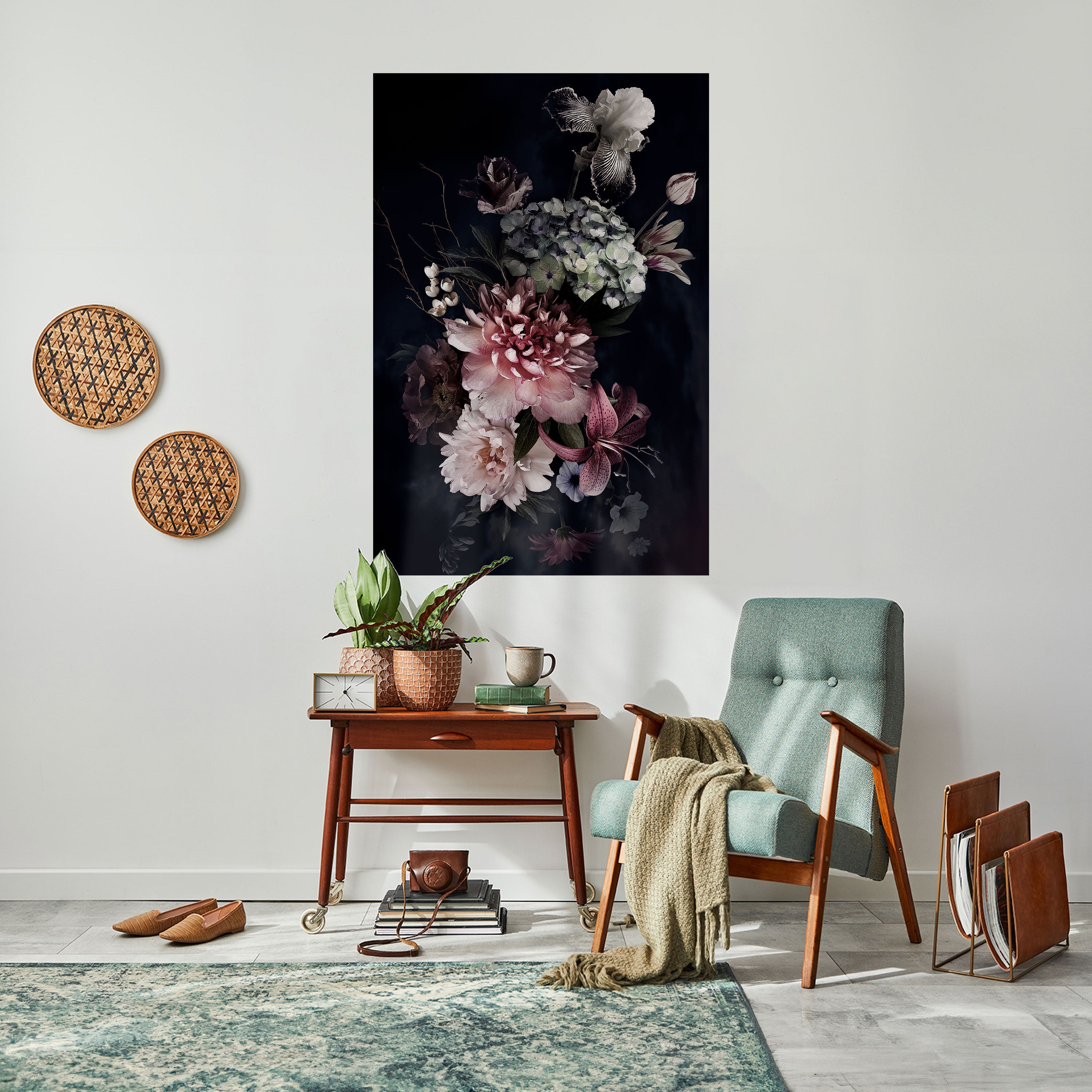 Affiche verticale autocollante PURE BLOSSOM