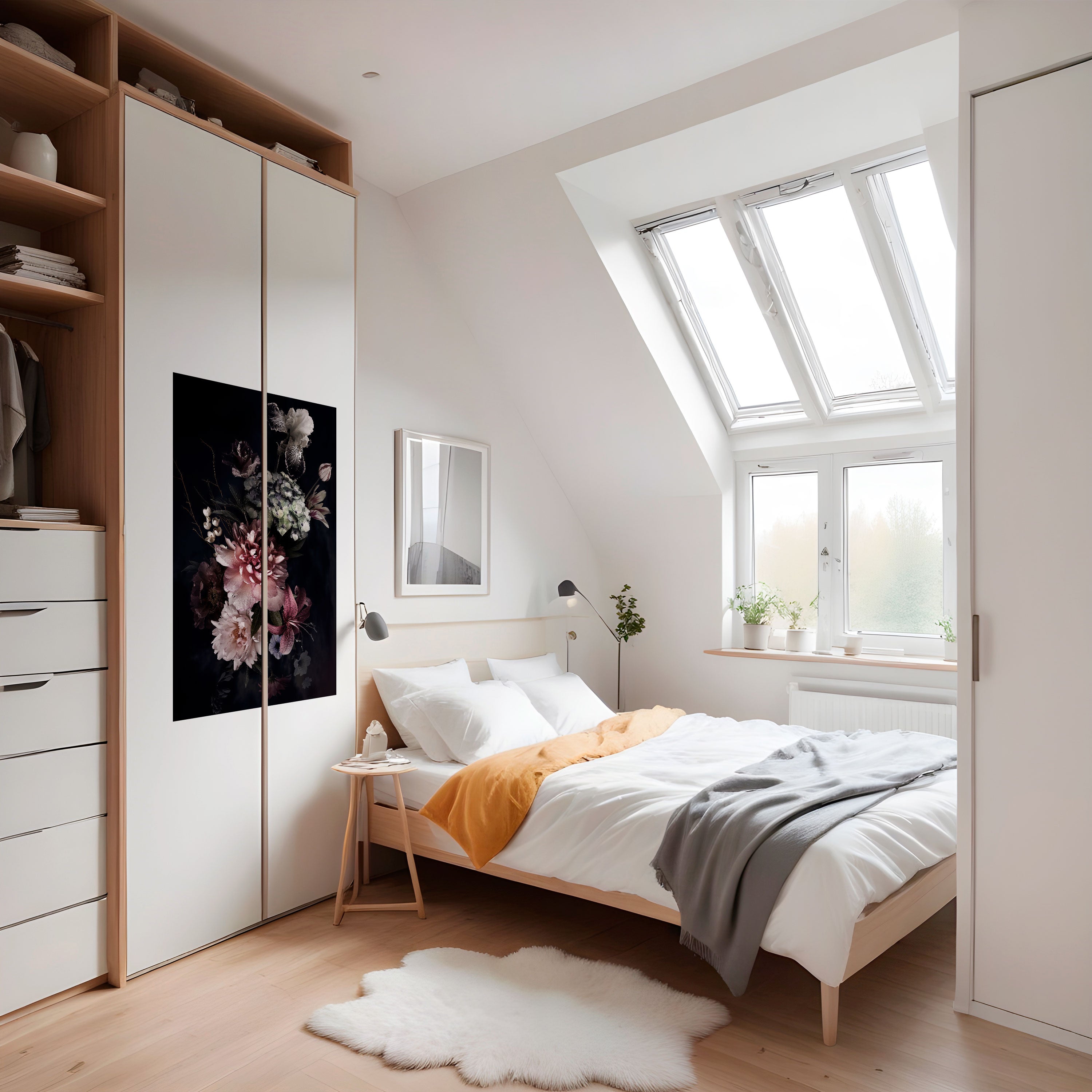 Affiche verticale autocollante PURE BLOSSOM