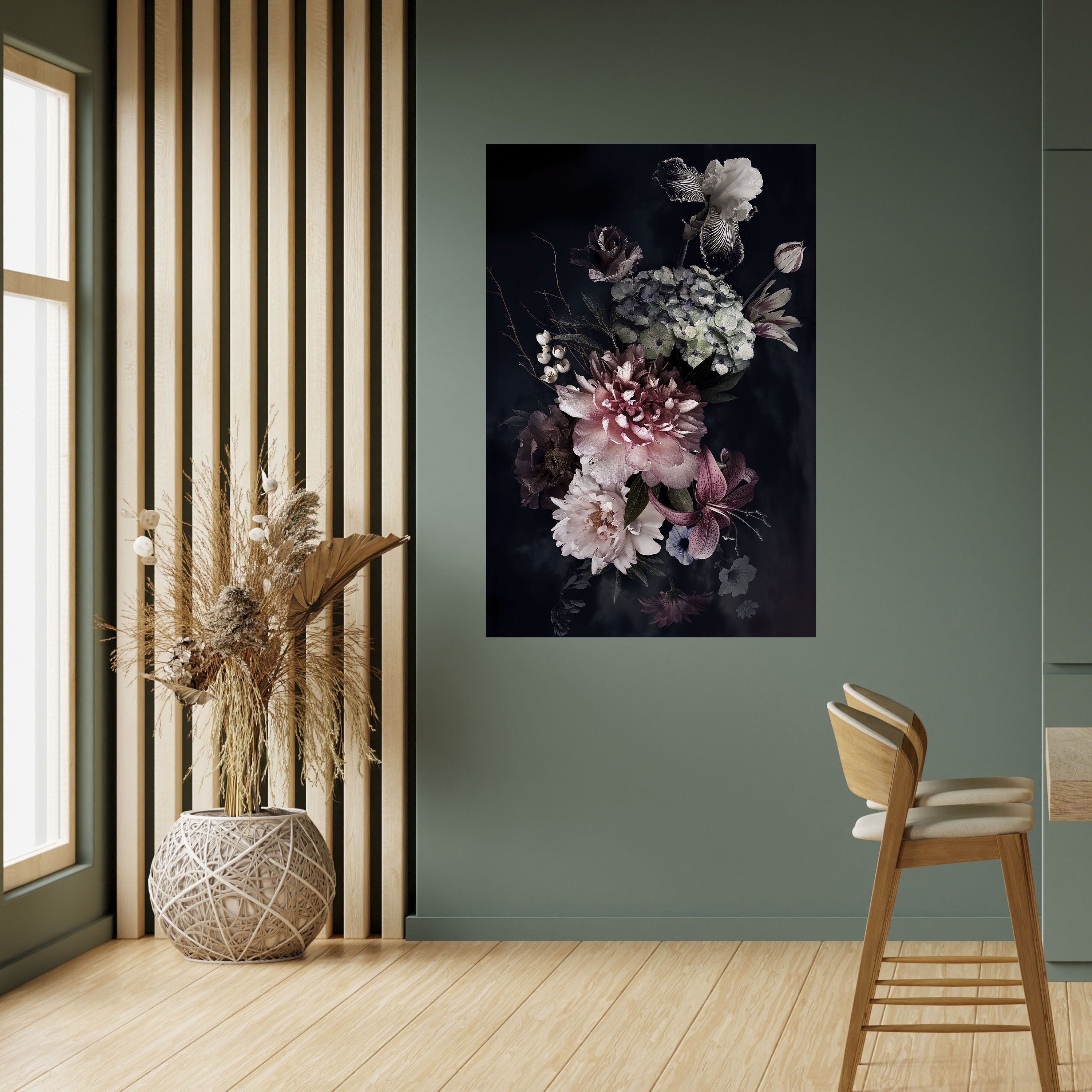 Affiche verticale autocollante PURE BLOSSOM