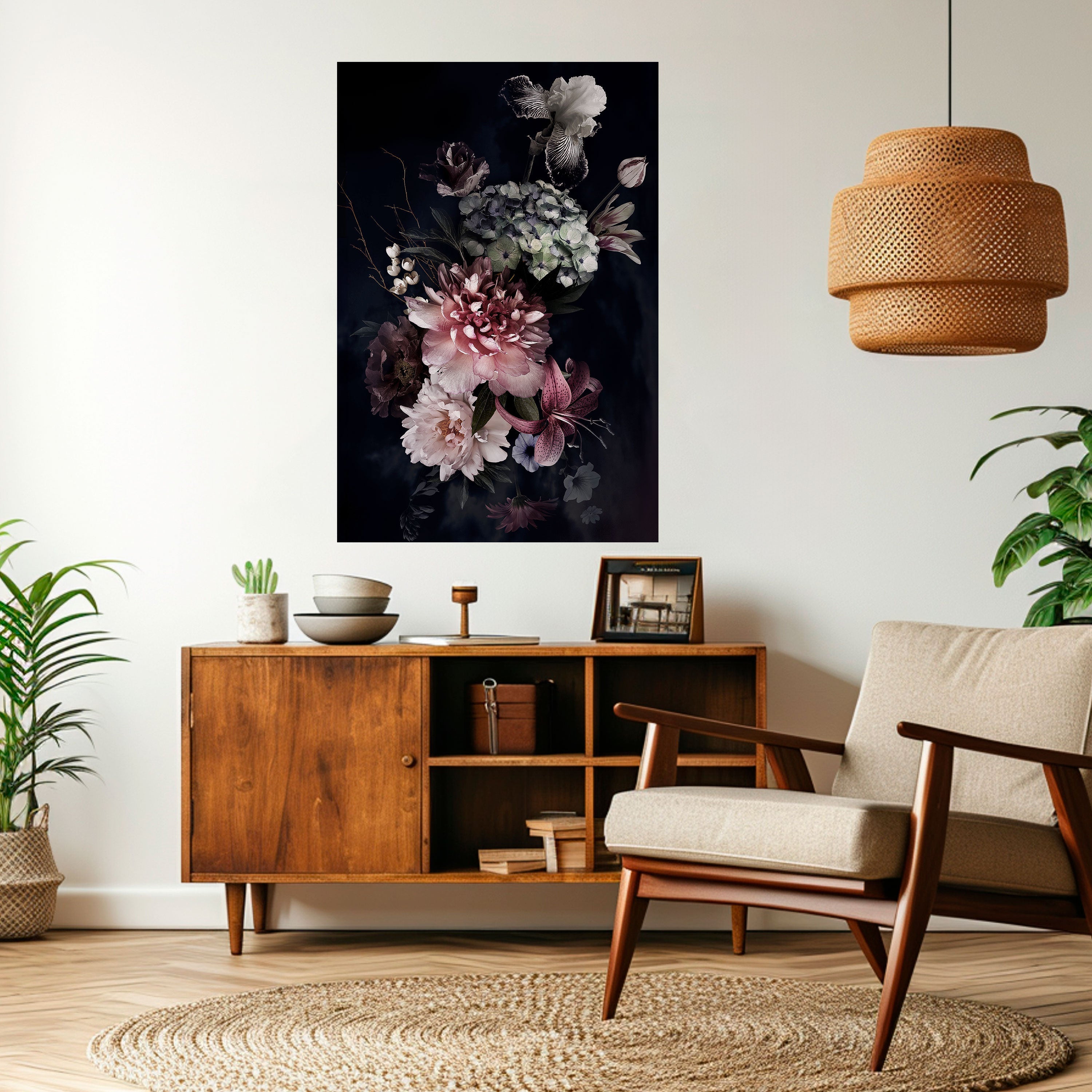 Affiche verticale autocollante PURE BLOSSOM