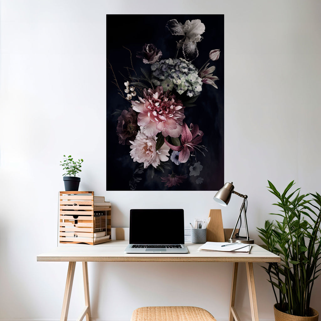 PURE BLOSSOM Peel and Stick Vertical Poster