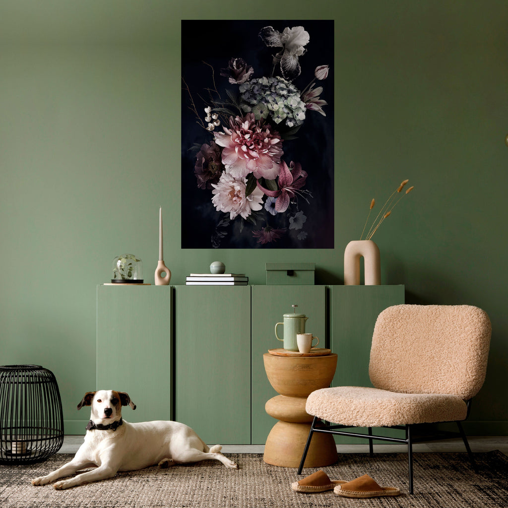 PURE BLOSSOM Peel and Stick Vertical Poster