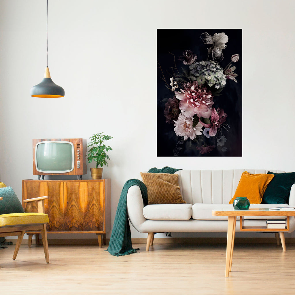 PURE BLOSSOM Peel and Stick Vertical Poster