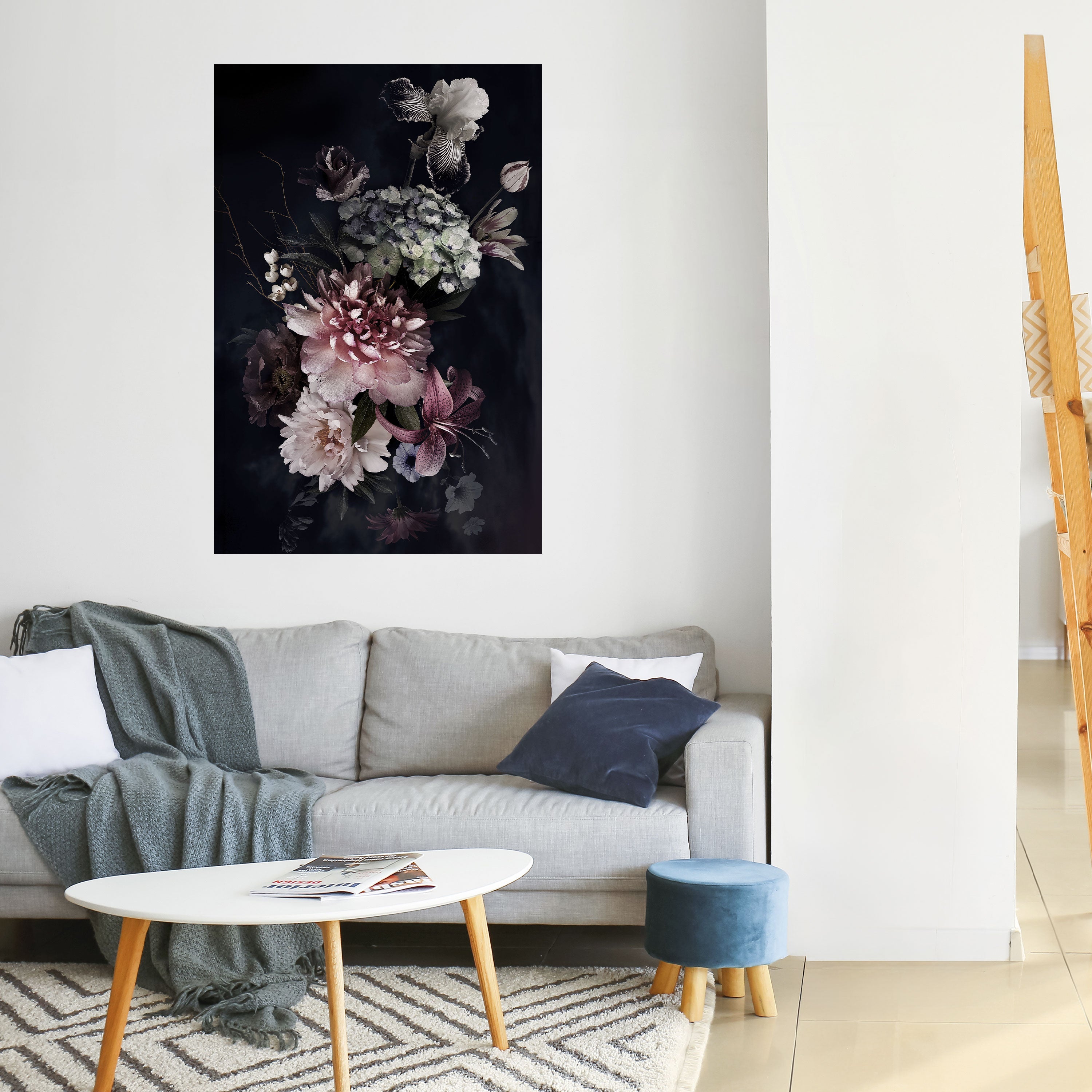 Affiche verticale autocollante PURE BLOSSOM