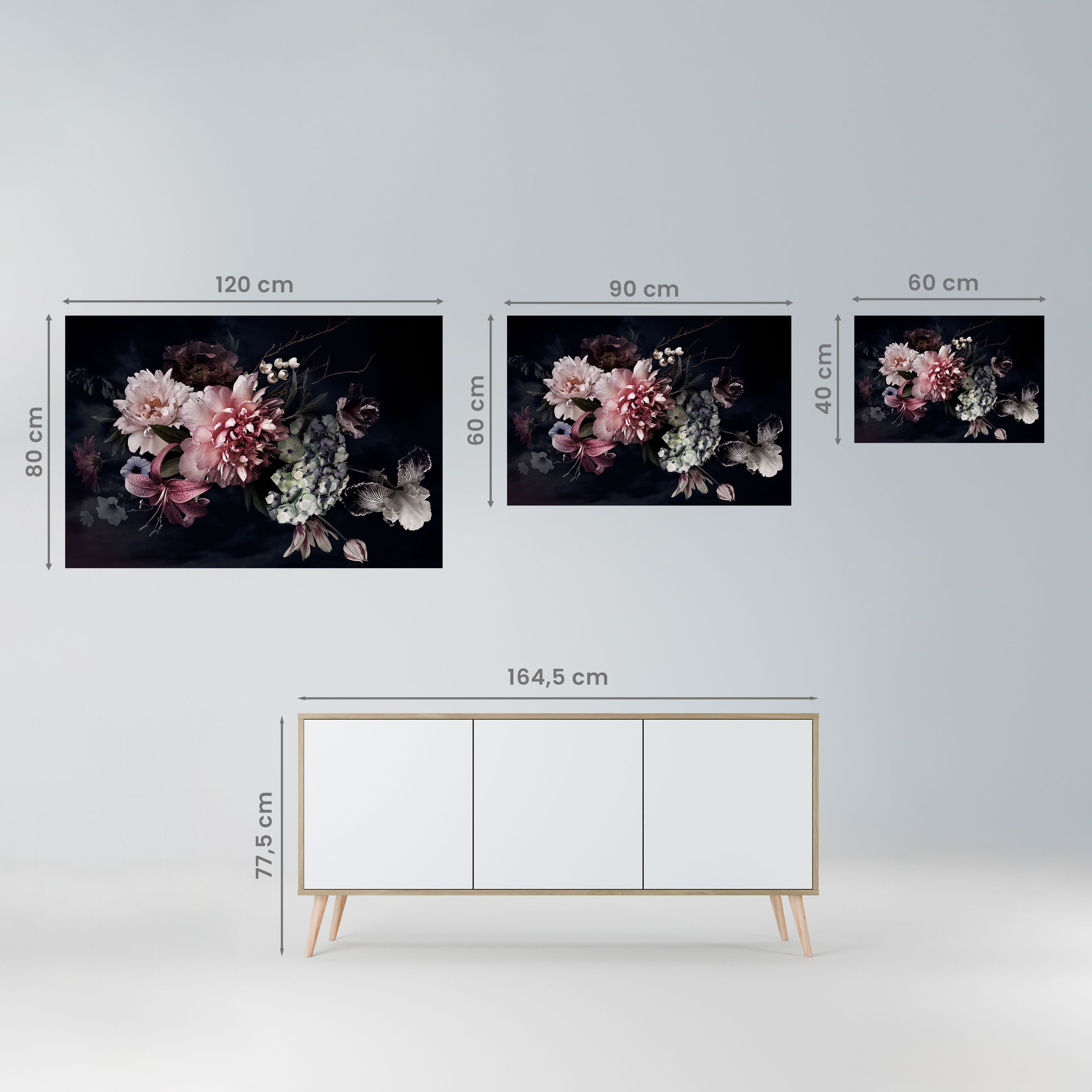 Affiche horizontale autocollante PURE BLOSSOM