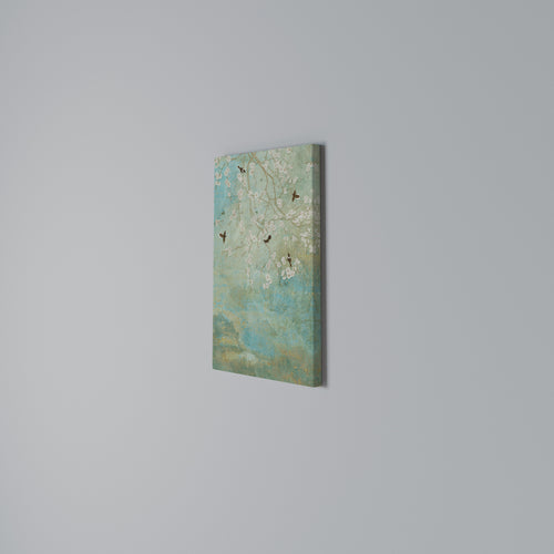 BLOOMING CHARM Vertical Canvas Print