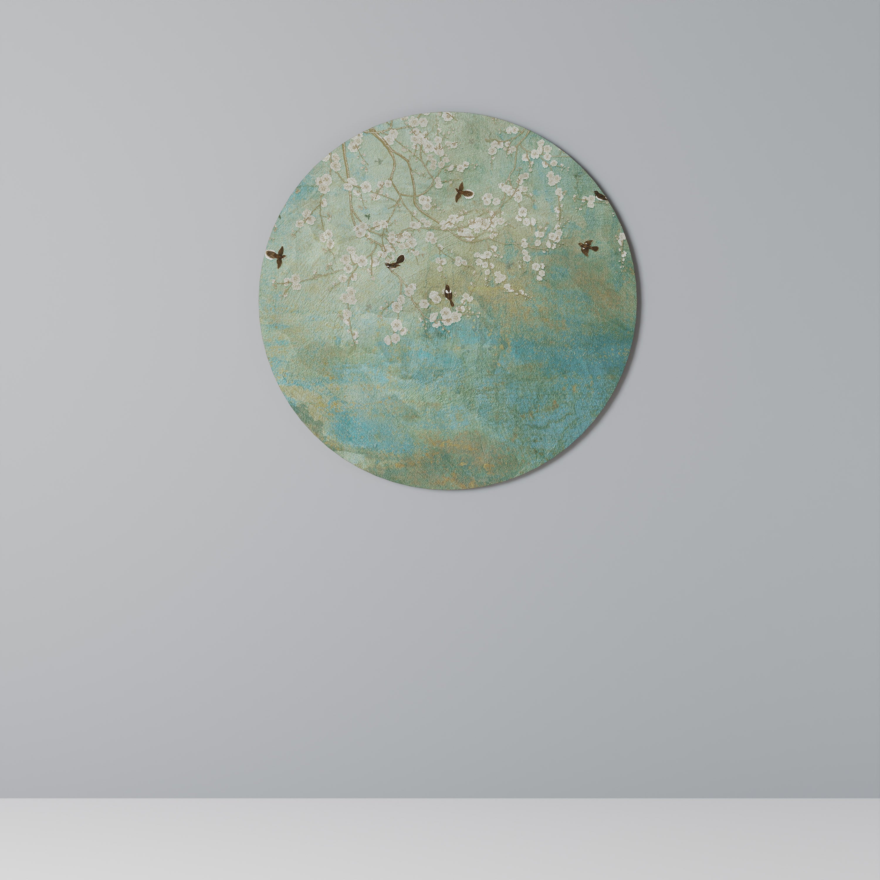 Décoration murale ronde BLOOMING CHARM