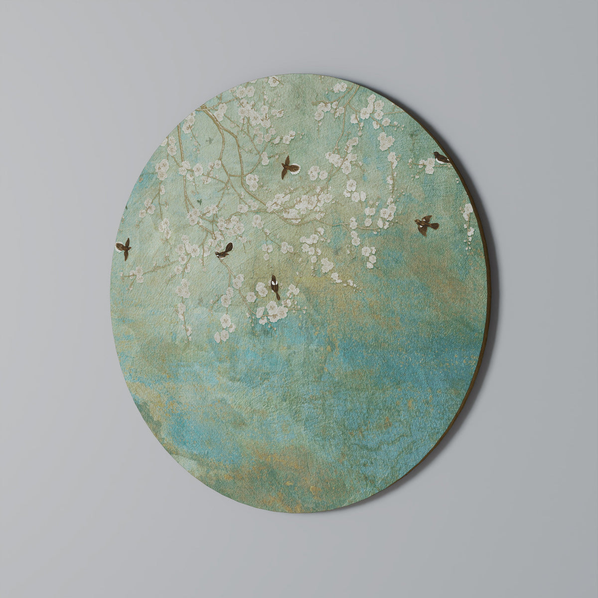 Décoration murale ronde BLOOMING CHARM