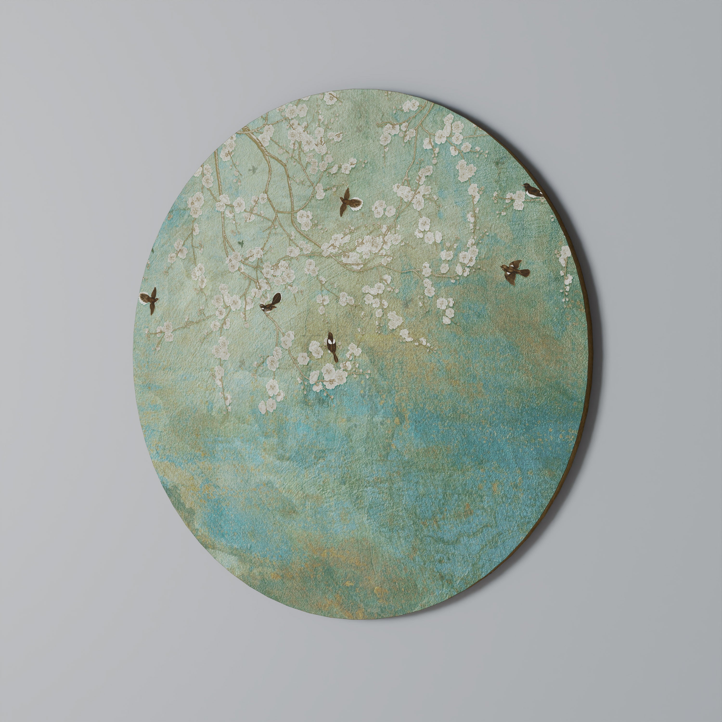 Décoration murale ronde BLOOMING CHARM