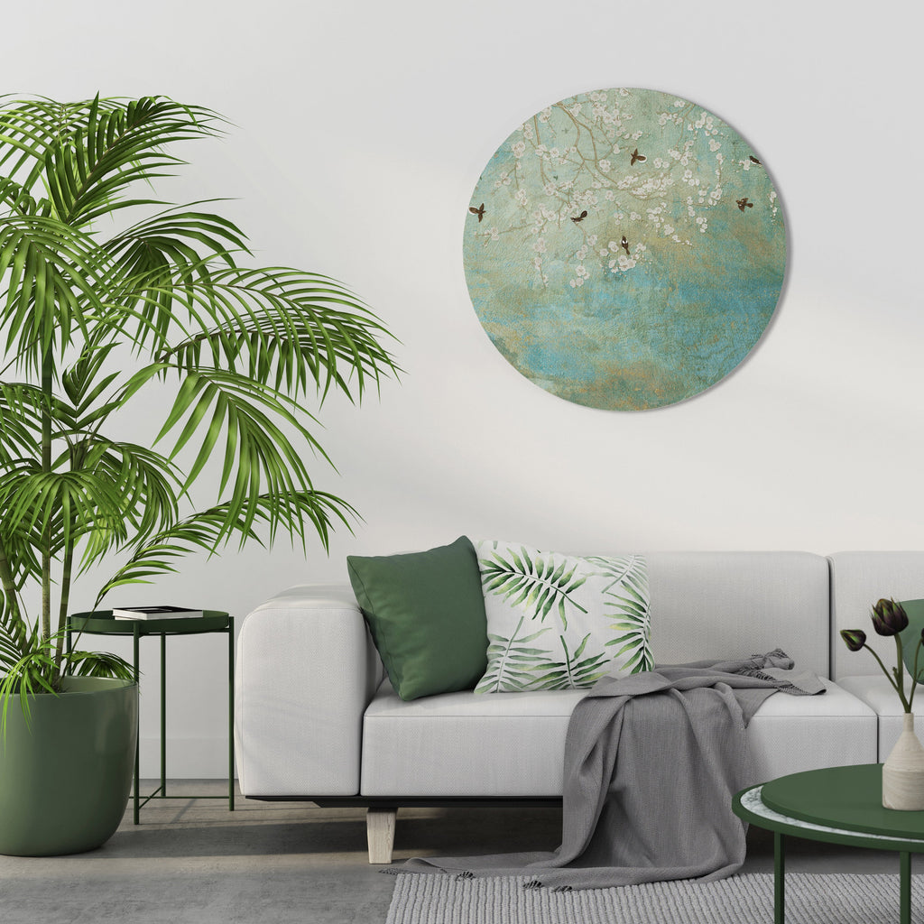 Décoration murale ronde BLOOMING CHARM