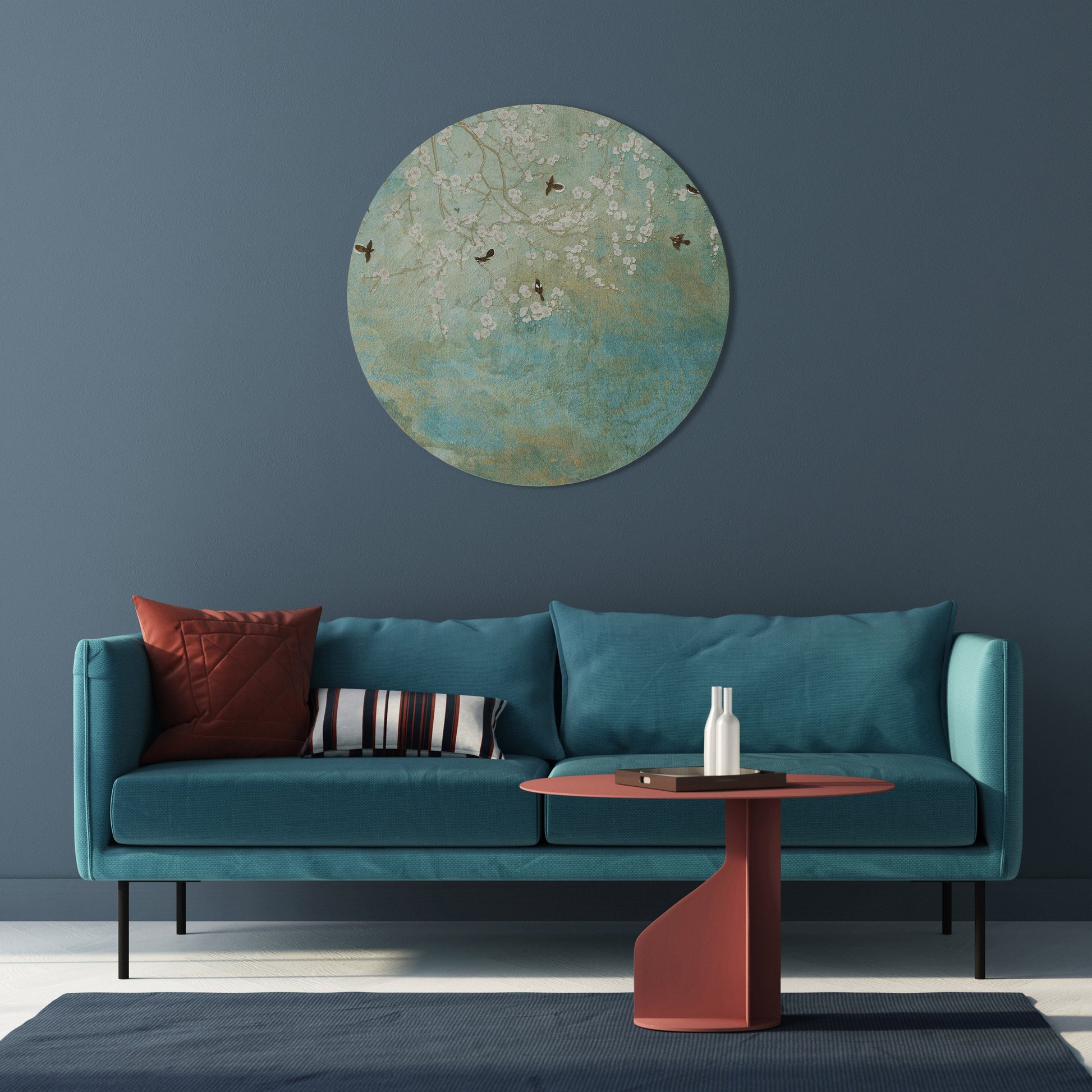 Décoration murale ronde BLOOMING CHARM