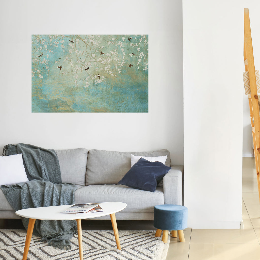 Affiche horizontale autocollante BLOOMING CHARM