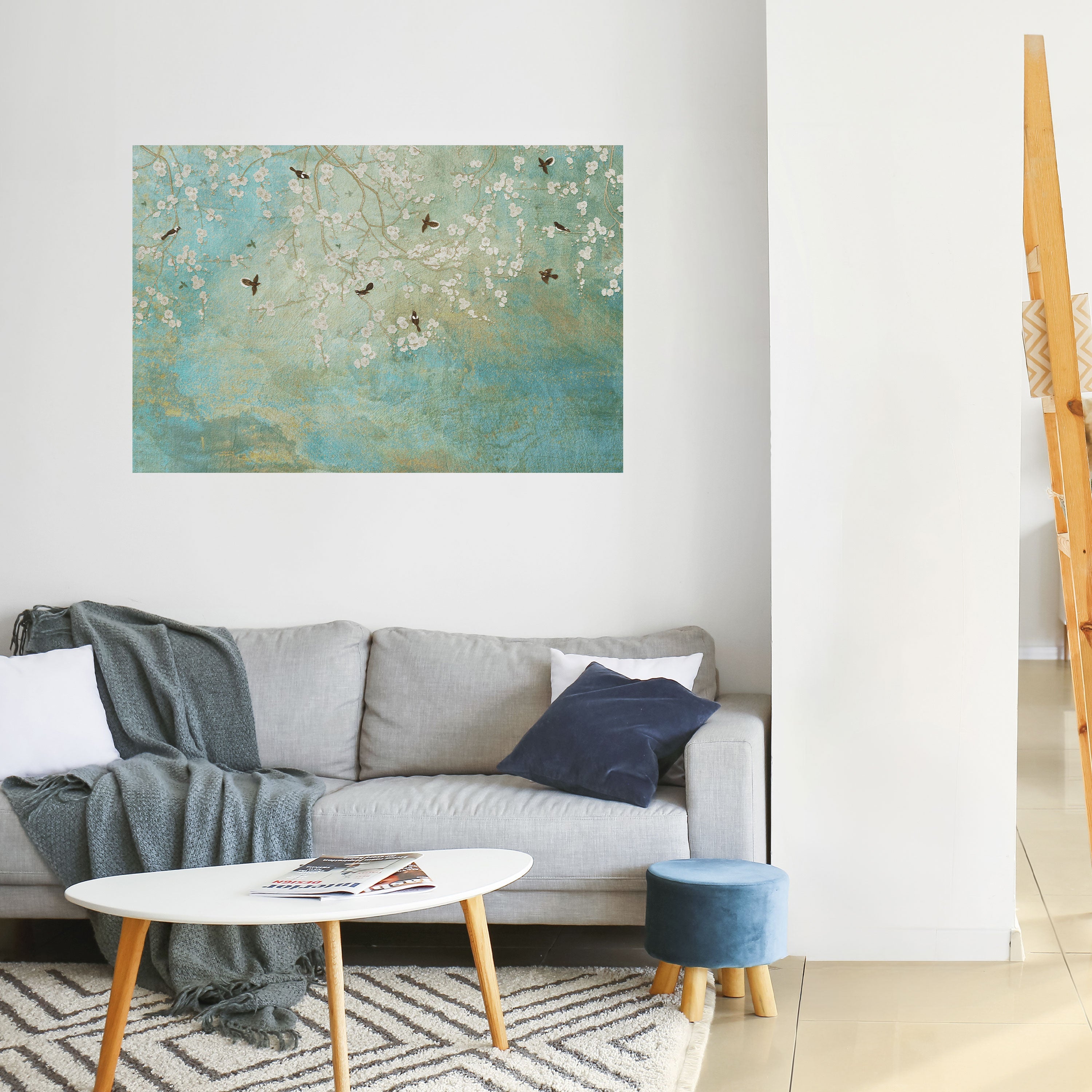 Affiche horizontale autocollante BLOOMING CHARM