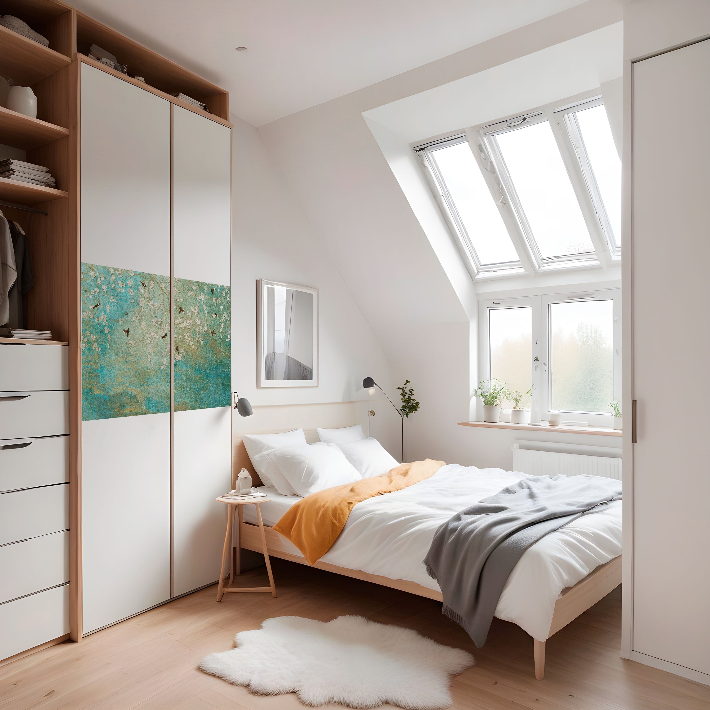 Affiche horizontale autocollante BLOOMING CHARM