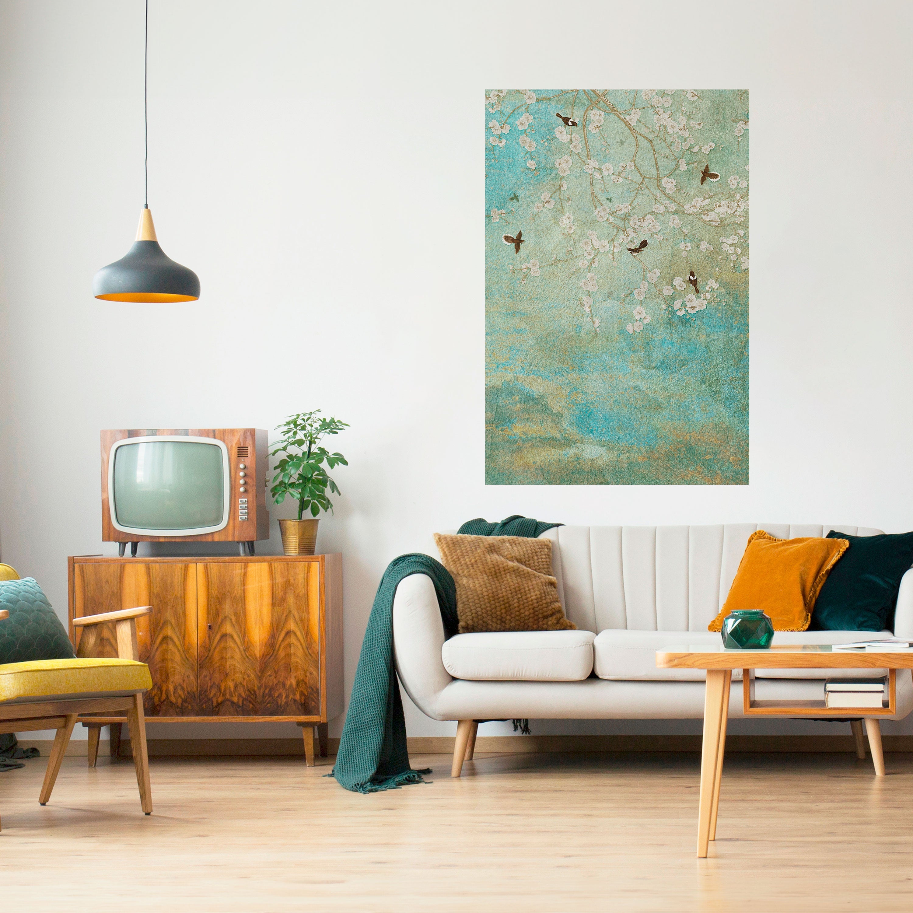 Affiche verticale autocollante BLOOMING CHARM