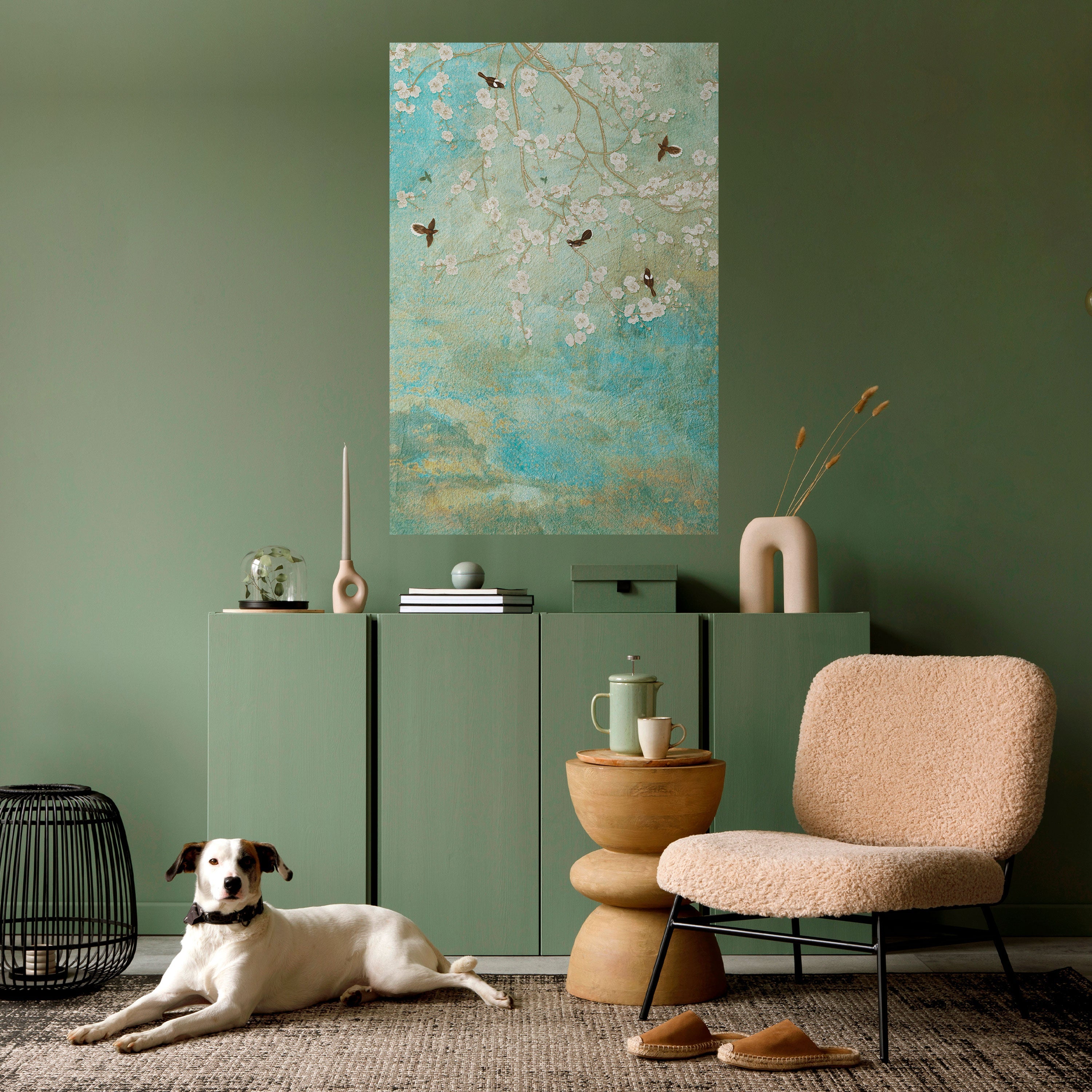 Affiche verticale autocollante BLOOMING CHARM