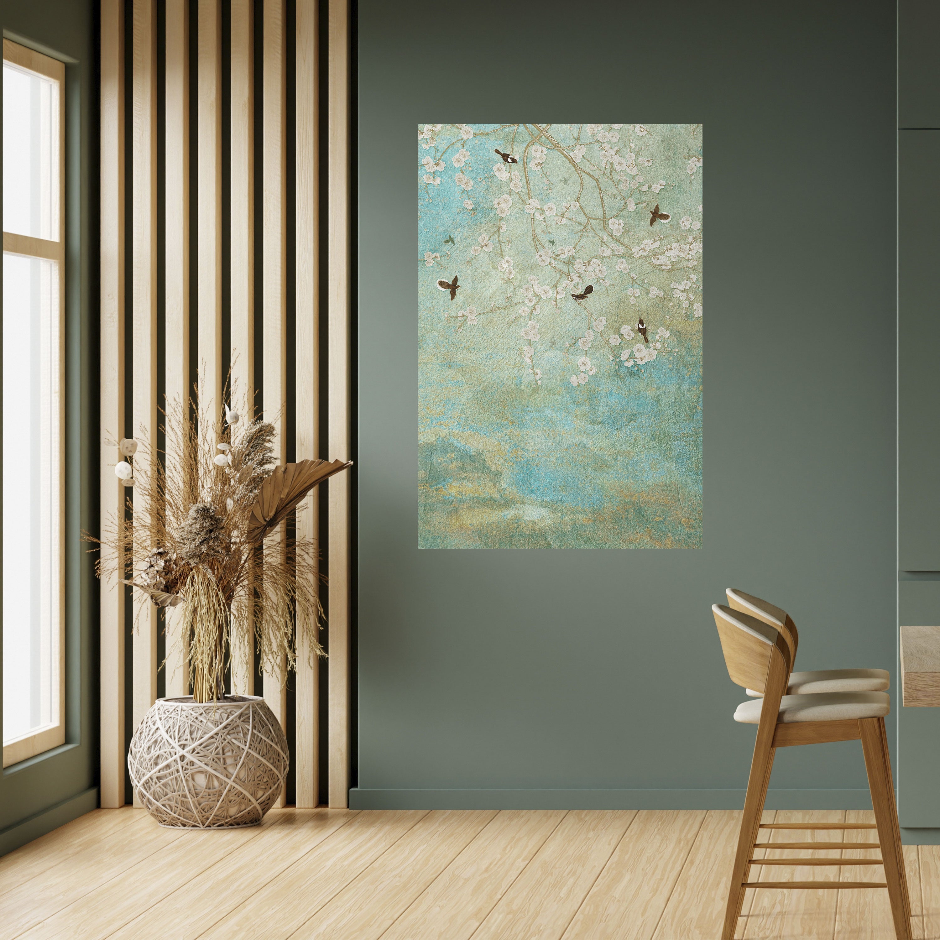 Affiche verticale autocollante BLOOMING CHARM