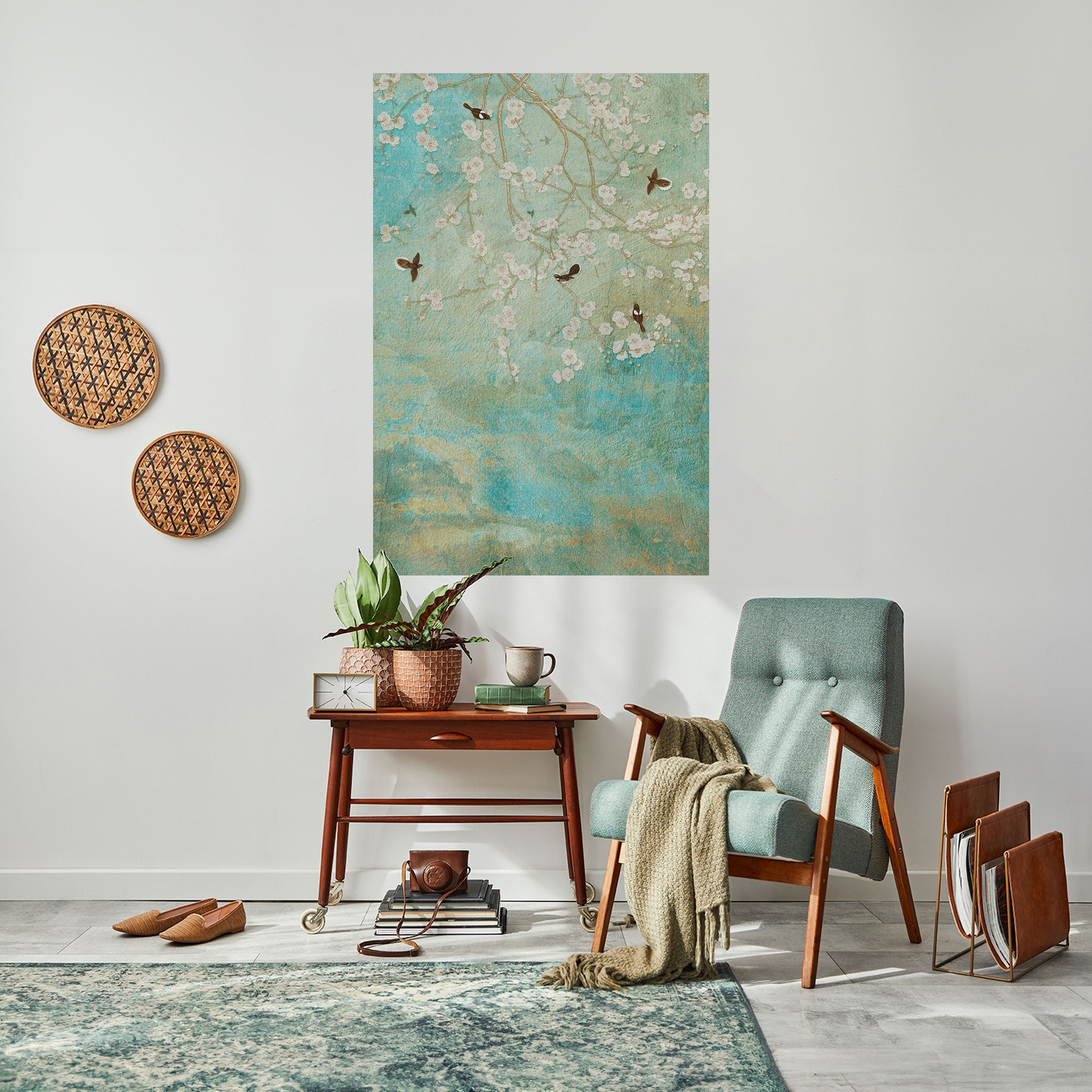 Affiche verticale autocollante BLOOMING CHARM