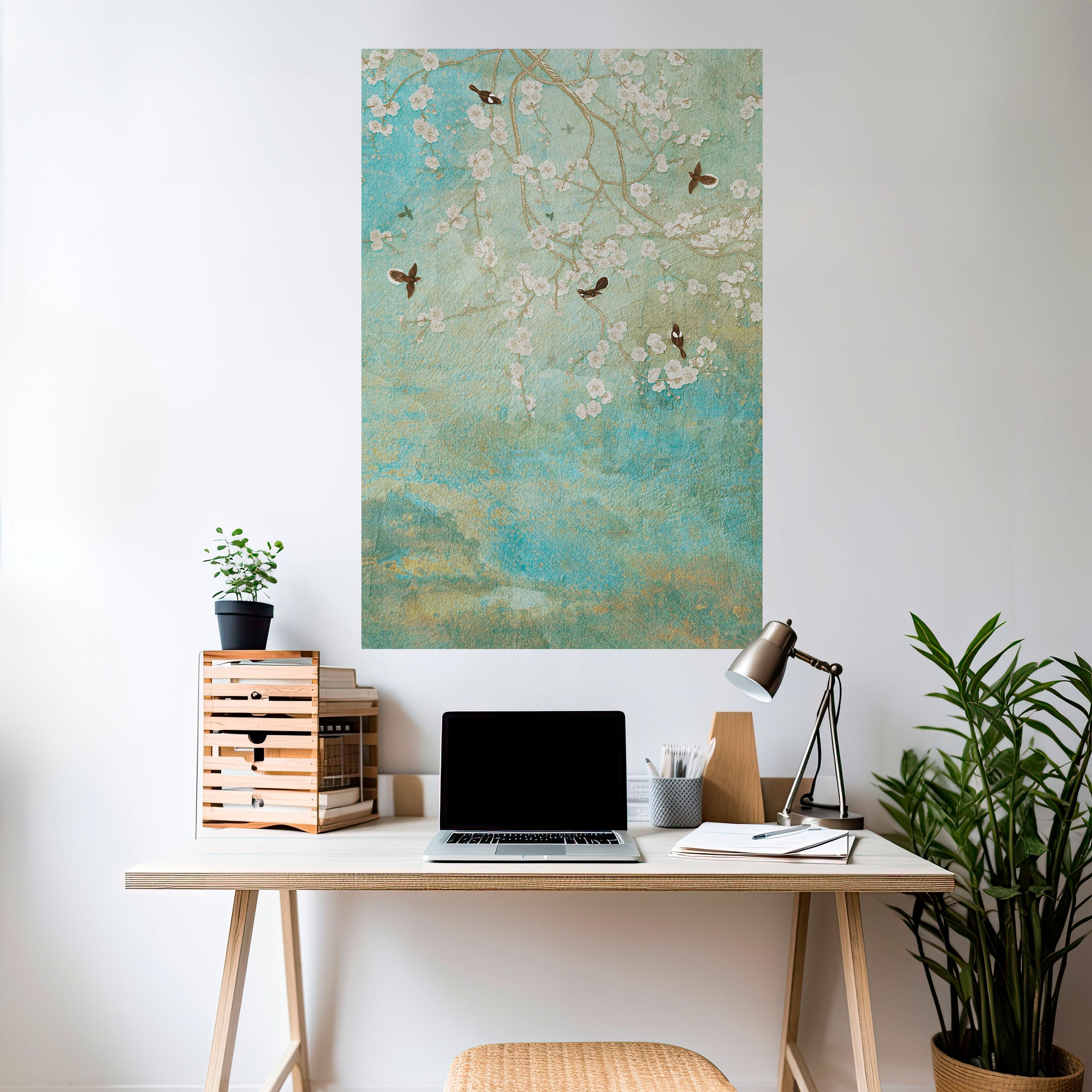 Affiche verticale autocollante BLOOMING CHARM