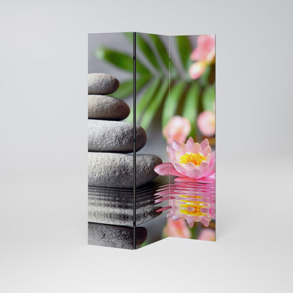 CALMING REFLECTIONS 3-Panel Room Divider