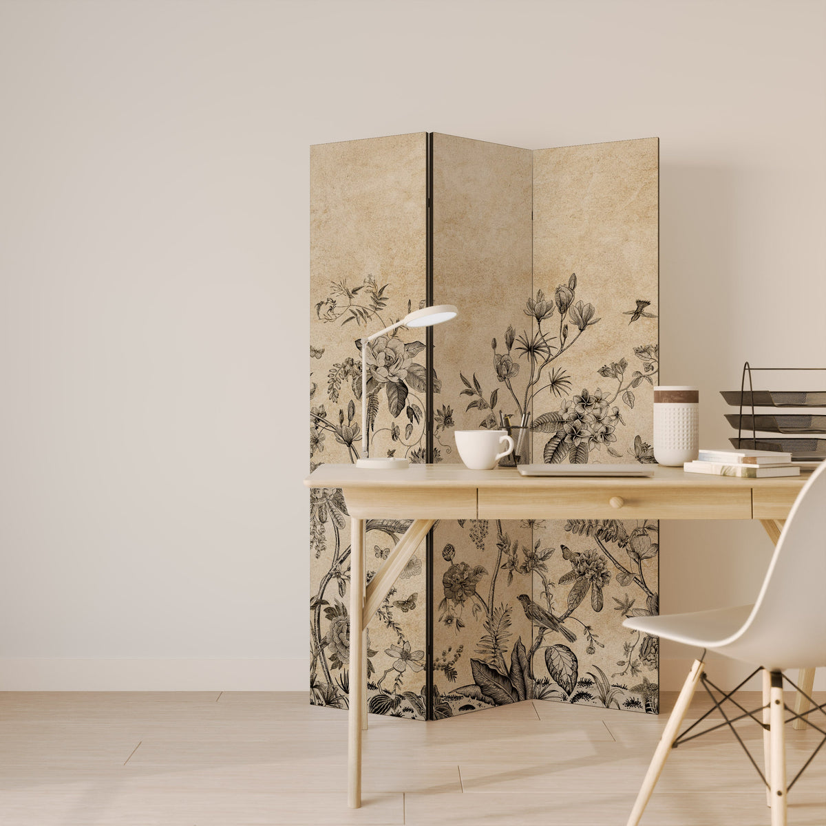 GLADE ESSENCE Decorative 3-Panel Room Divider