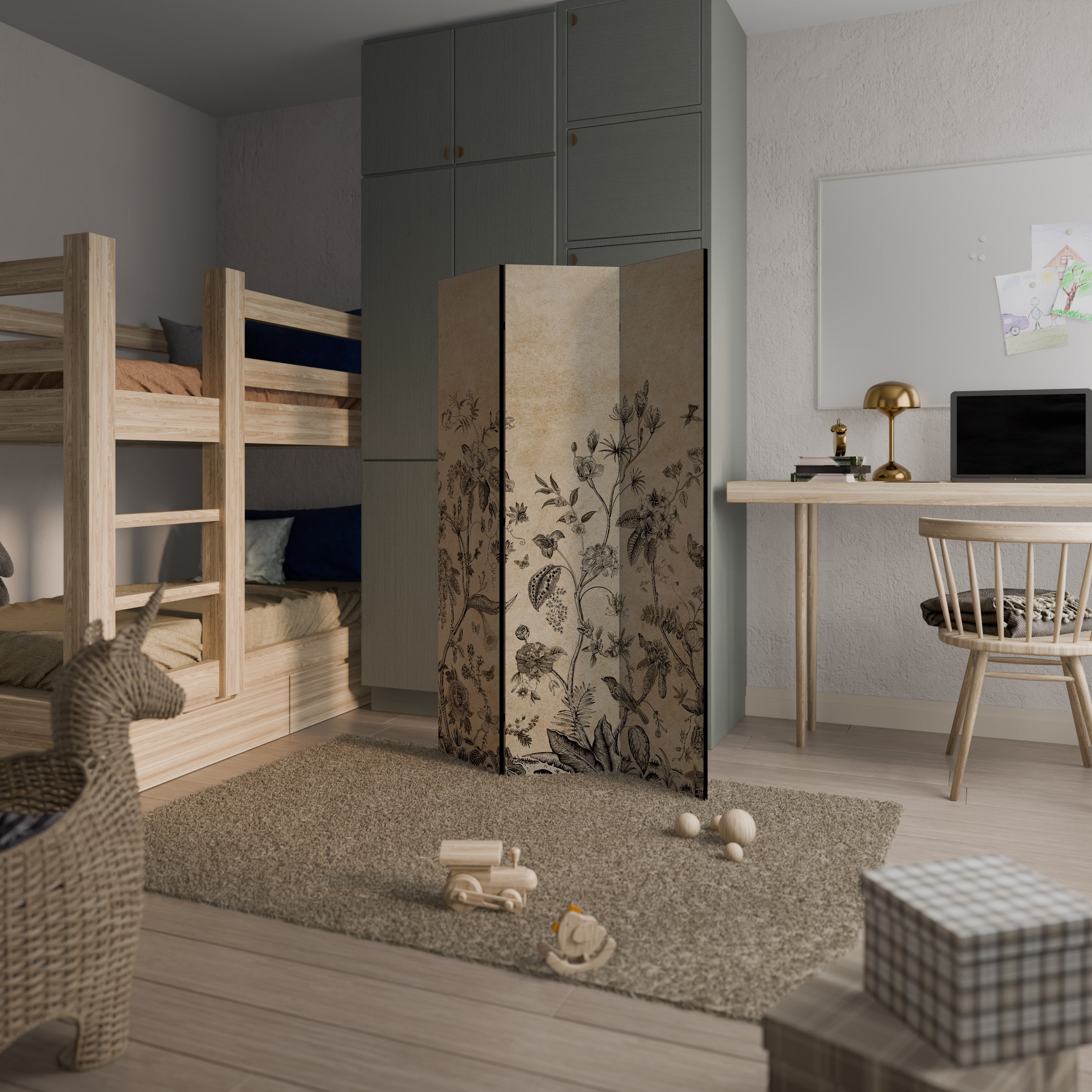 GLADE ESSENCE 3-Panel Room Divider