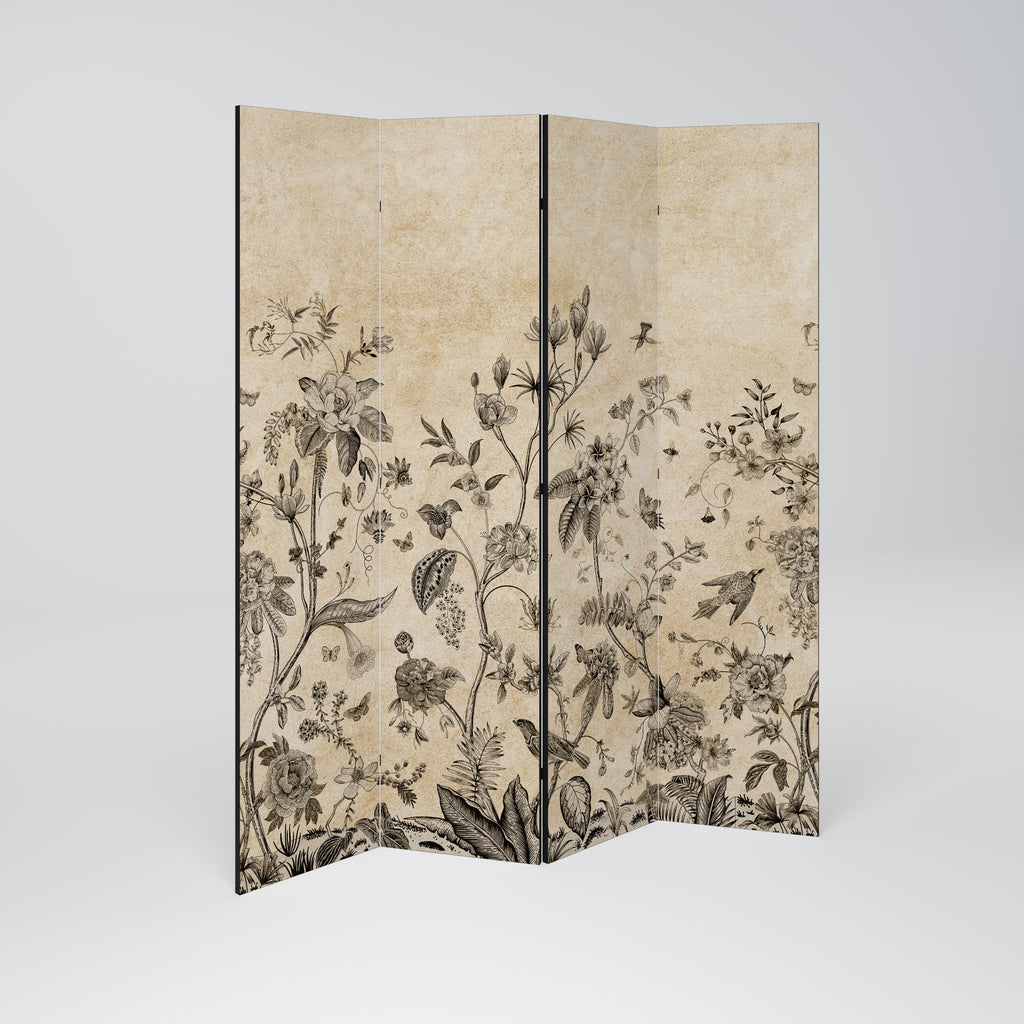 Cloison décorative à 4 panneaux GLADE ESSENCE