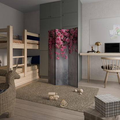 SERENE FLOWER FOLD 3-Panel Room Divider