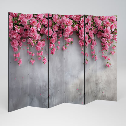SERENE FLOWER FOLD 6-Panel Room Divider