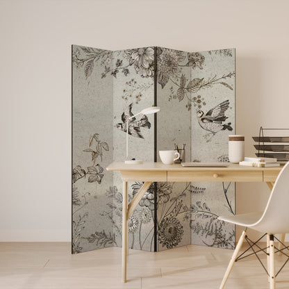 FLY ME TO THE SUN 4-Panel Room Divider