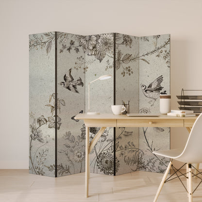 FLY ME TO THE SUN 5-Panel Room Divider