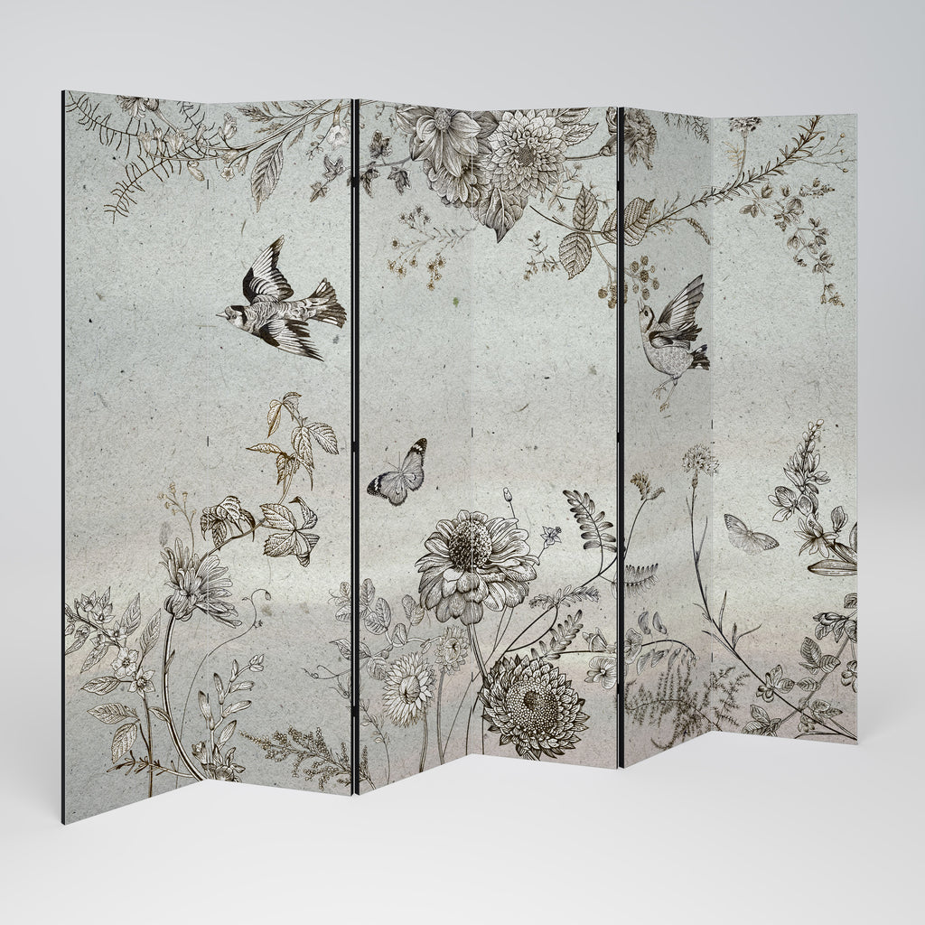 FLY ME TO THE SUN 6-Panel Room Divider
