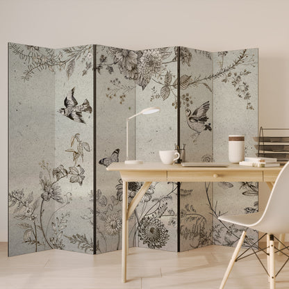 FLY ME TO THE SUN 6-Panel Room Divider