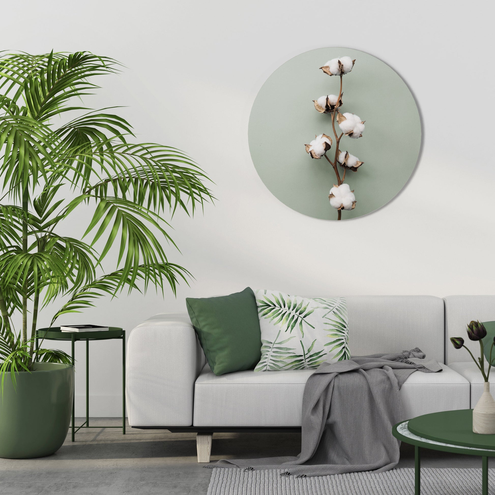 Décoration murale ronde COTTON DREAMS UNFOLDED